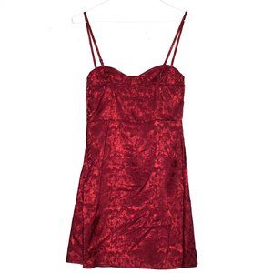 Very Nice Princess Polly  Red Dress With Adjustable Spaghetti Straps Size 0